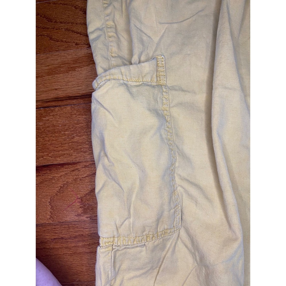 Zara Light Brown Cargo Pants with‎ Linen Size 6 - Picture 4 of 14